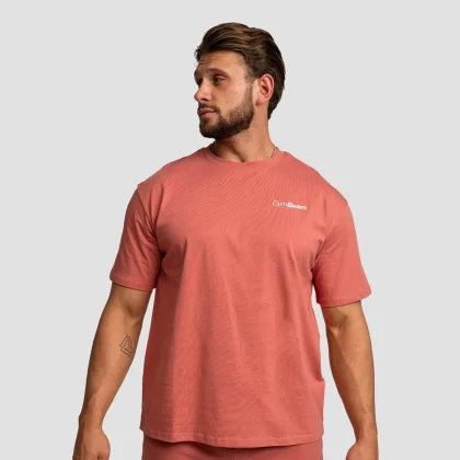 GymBeam Tricou Oversized Limitless Cinnamon