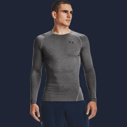 Under Armour Tricou de compresie HG Armour Comp LS Grey
