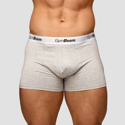 GymBeam Boxeri bărbați Essentials 3Pack grey