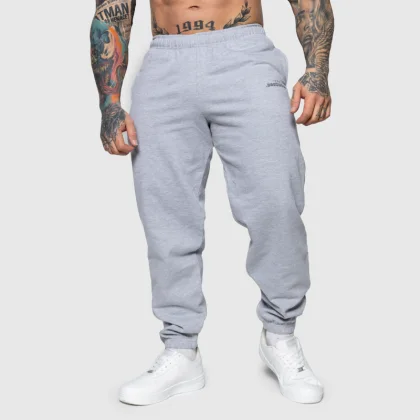 Pantaloni de trening Oversized Iron Aesthetics Relaxed, gri