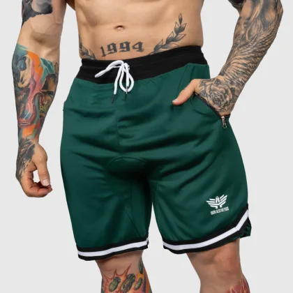 Șorturile de trening Iron Aesthetics Unleash, verzi