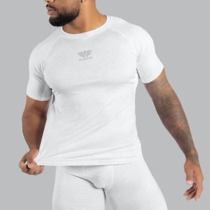 Tricou funcțional Iron Aesthetics Evolution, alb