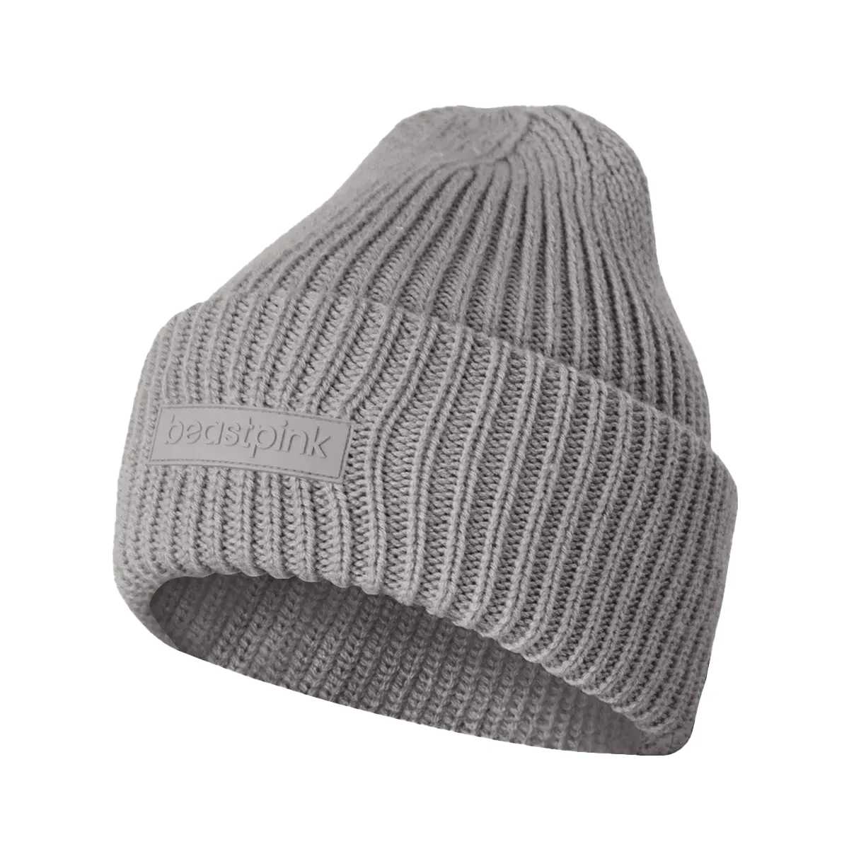 BeastPink Căciulă de iarnă Beanie Grey · záber 4