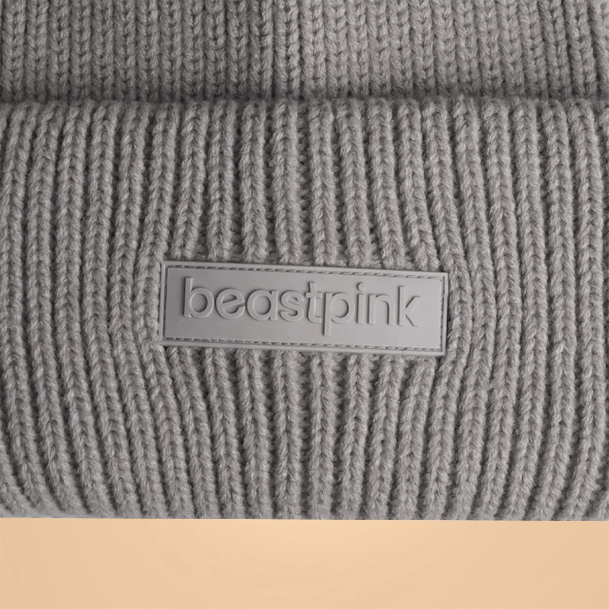 BeastPink Căciulă de iarnă Beanie Grey · záber 3