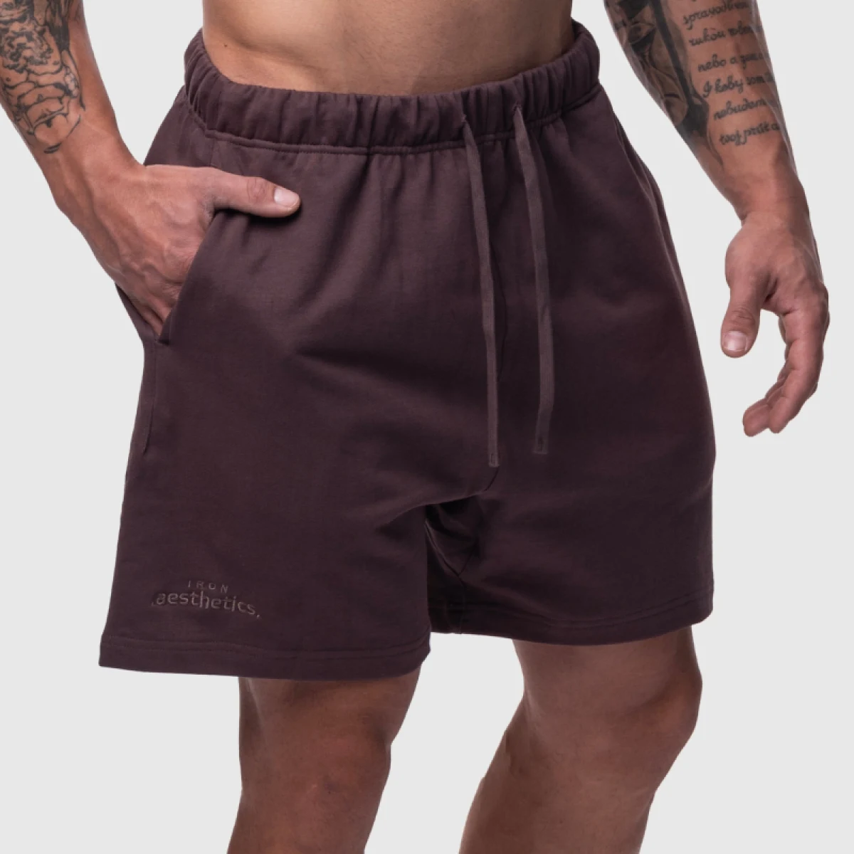 Șorturi din bumbac bărbați Iron Aesthetics Ambition, violet · záber 1