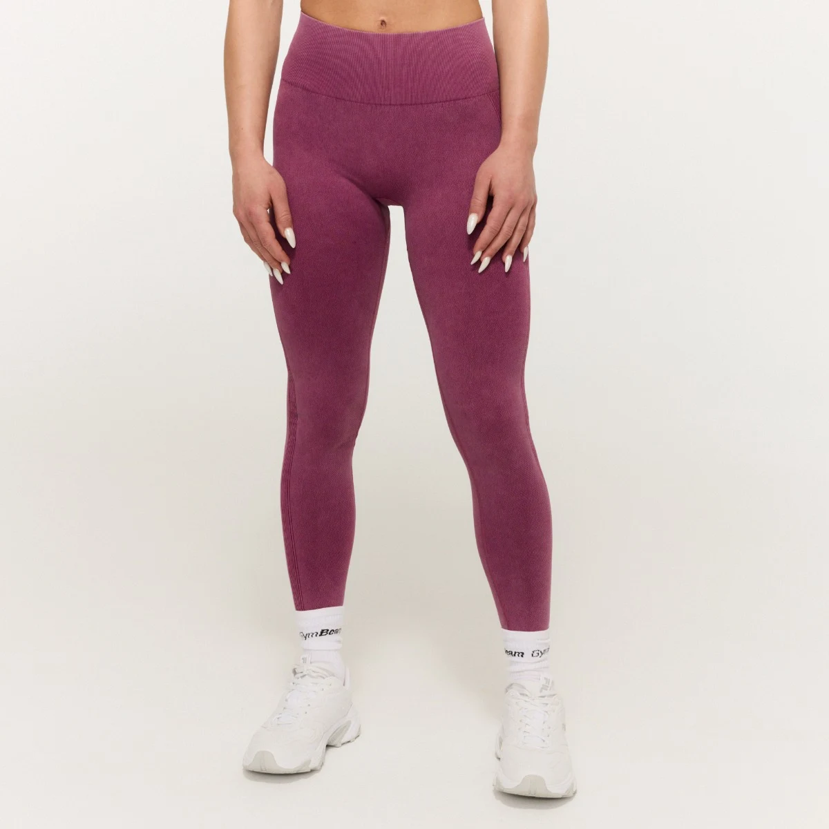 GymBeam Colanți pentru femei Lift Seamless Plum · záber 3