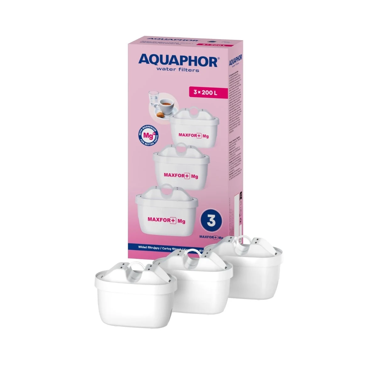 Aquaphor Set de cartușe filtrante de schimb MAXFOR+ Mg (3 buc.) · záber 1