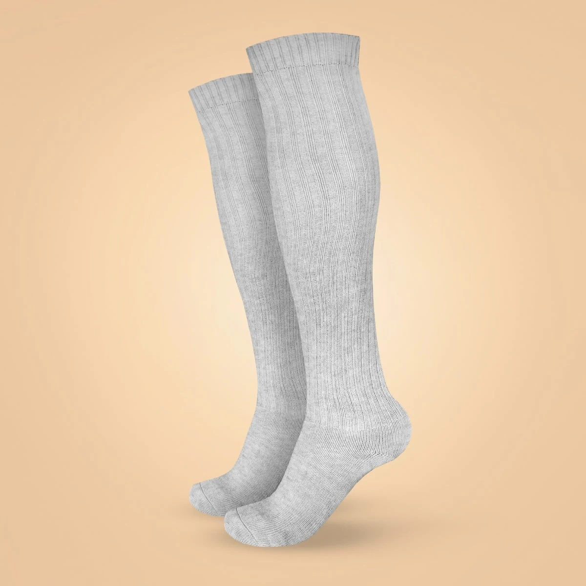 BeastPink Șosete Wool Grey · záber 1