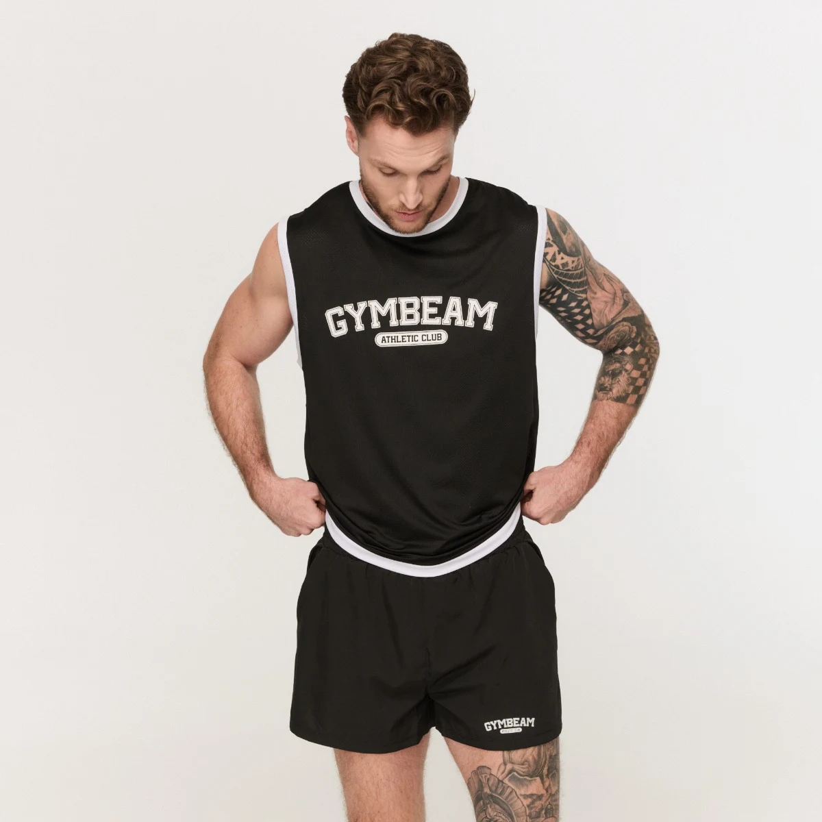 Maiou pentru bărbați Varsity Black - GymBeam · záber 2