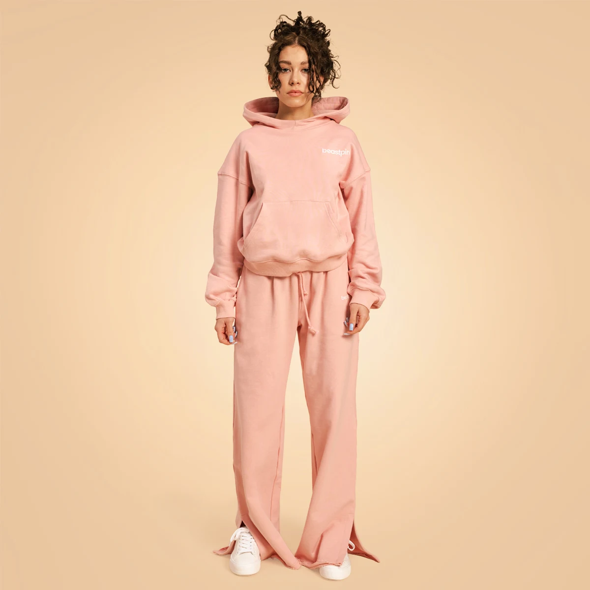 BeastPink Pantaloni sport pentru femei Serenity Pink · záber 4