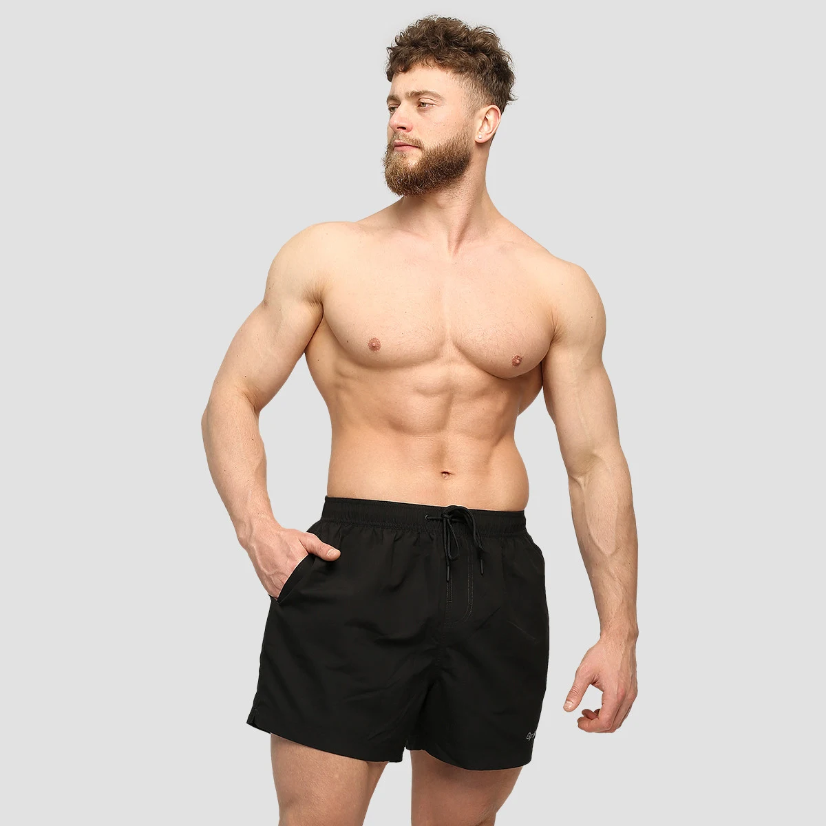 GymBeam Șort de baie pentru bărbați ARUBA Green · záber 5