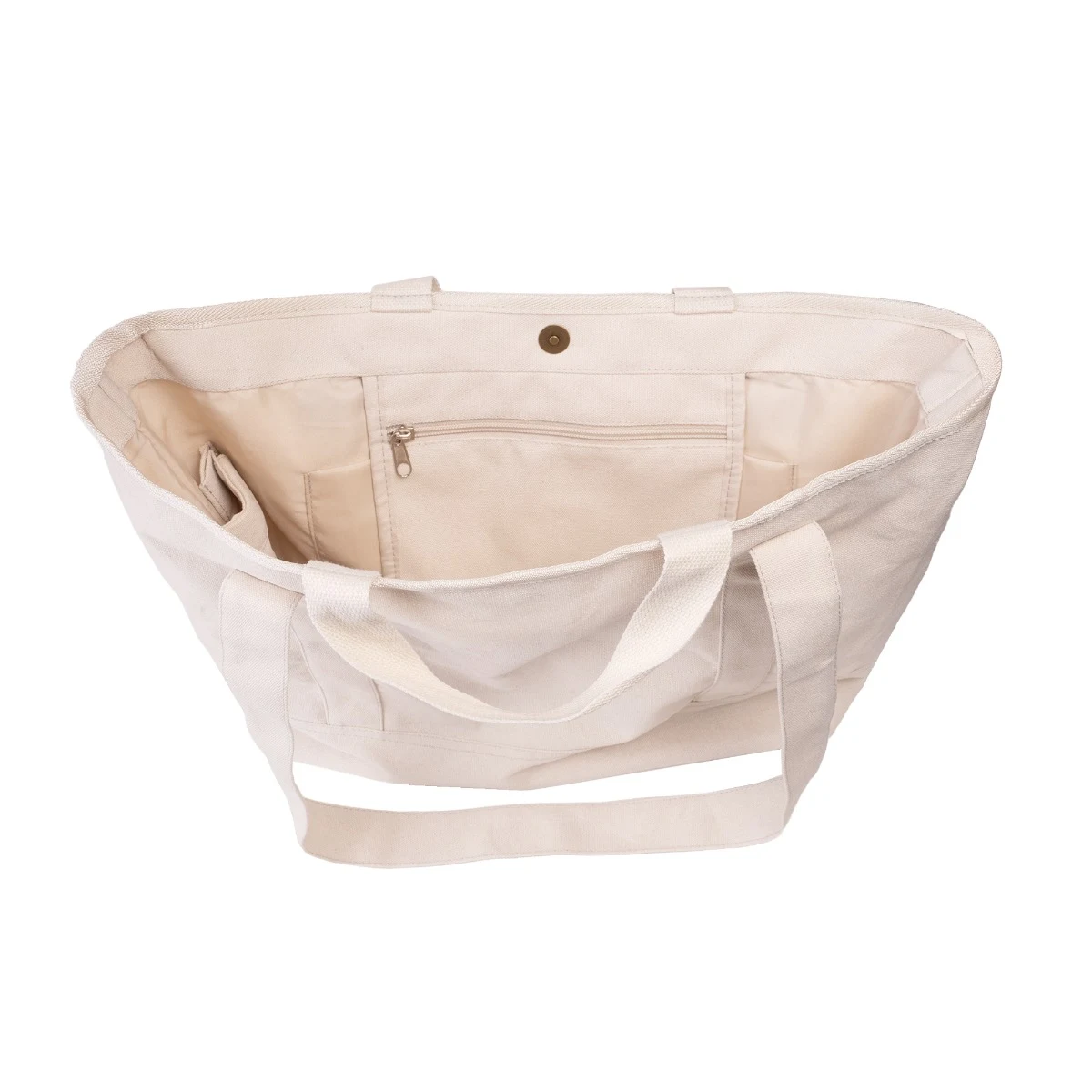 GymBeam Geantă sport Athletic Club Beige · záber 4