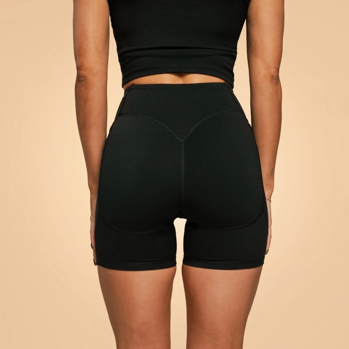 BeastPink Pantaloni scurți pentru femei Breeze Black · záber 3