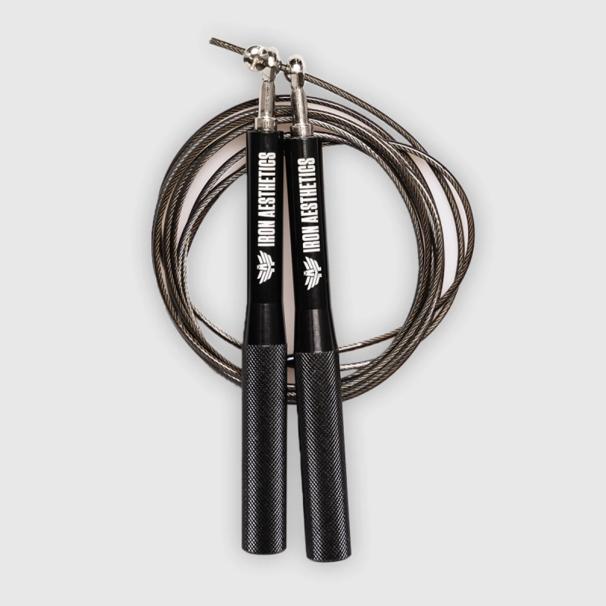 Coardă Iron Aesthetics Metal Speed Rope, neagră · záber 1