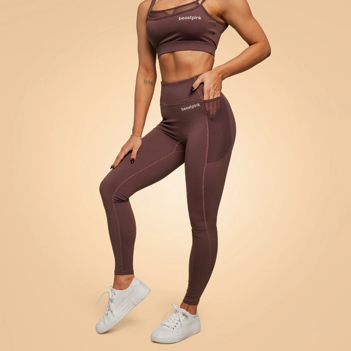 BeastPink Colanți pentru femei Breeze Mulberry · záber 4