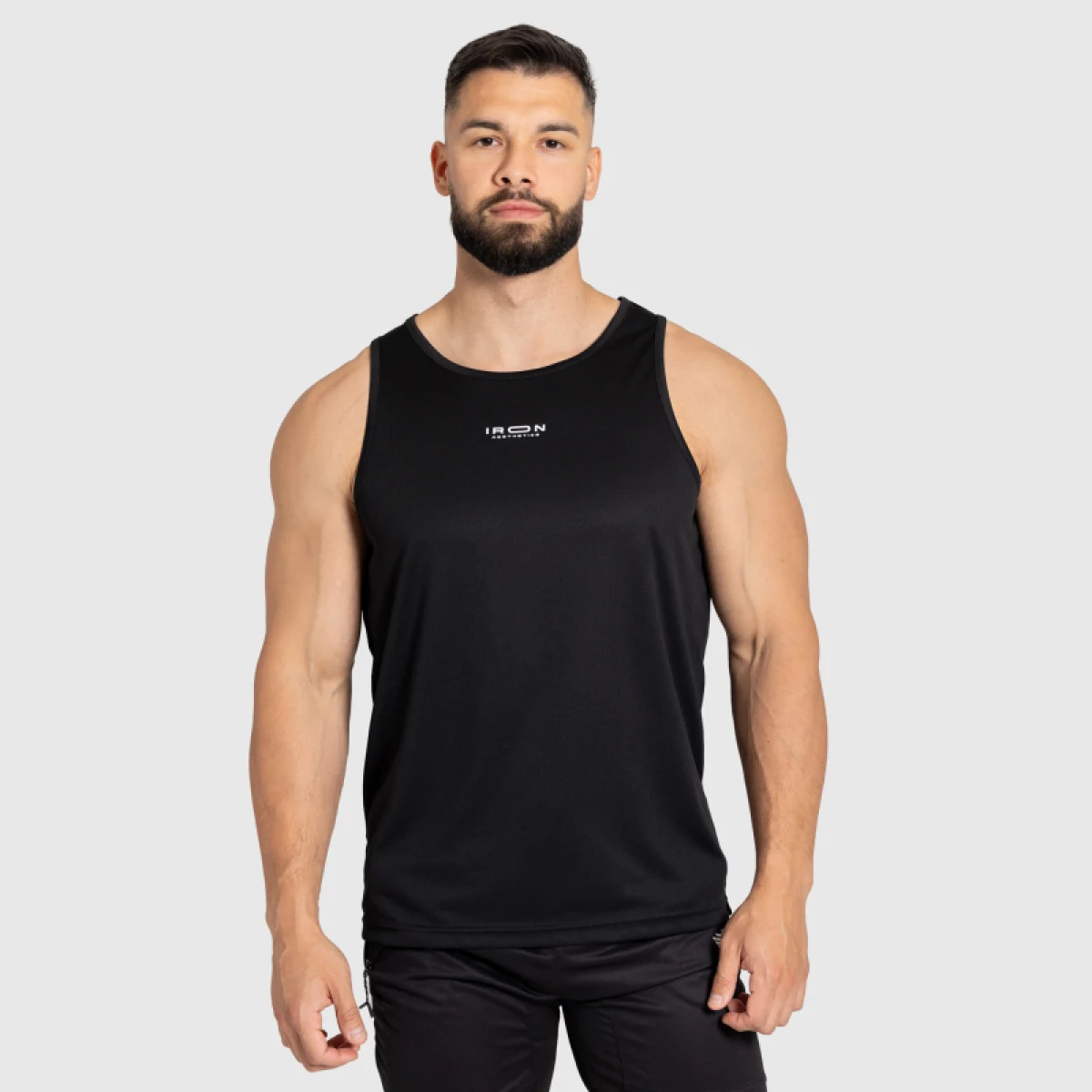 Maiou sport bărbați Iron Aesthetics Athlete, negru · záber 1