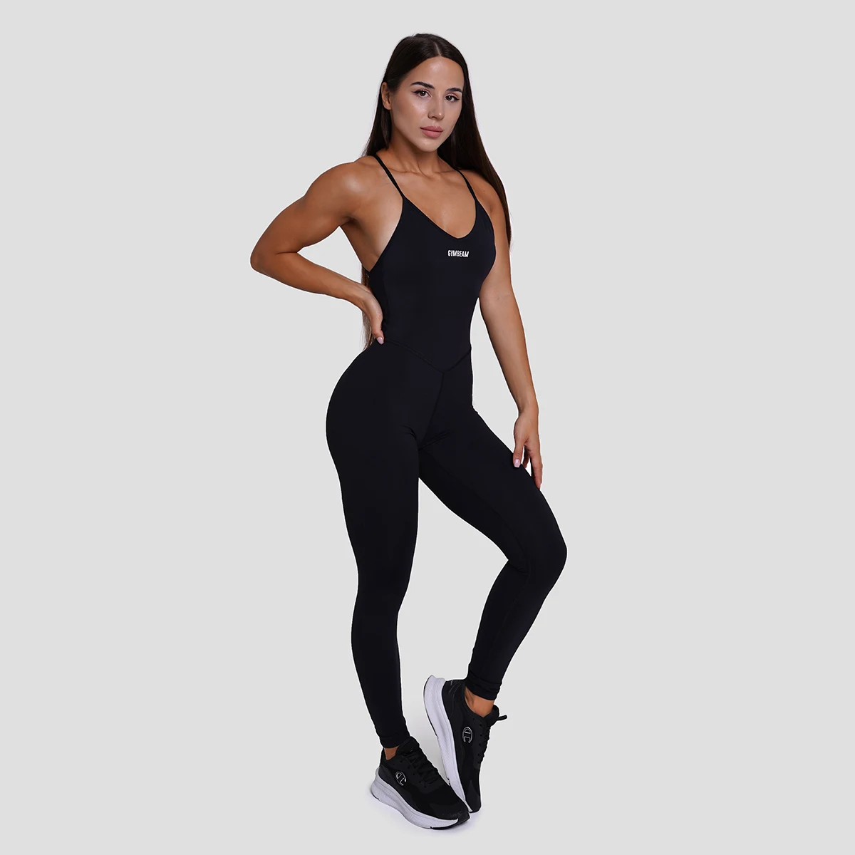 GymBeam Salopetă pentru femei FIT Black · záber 3