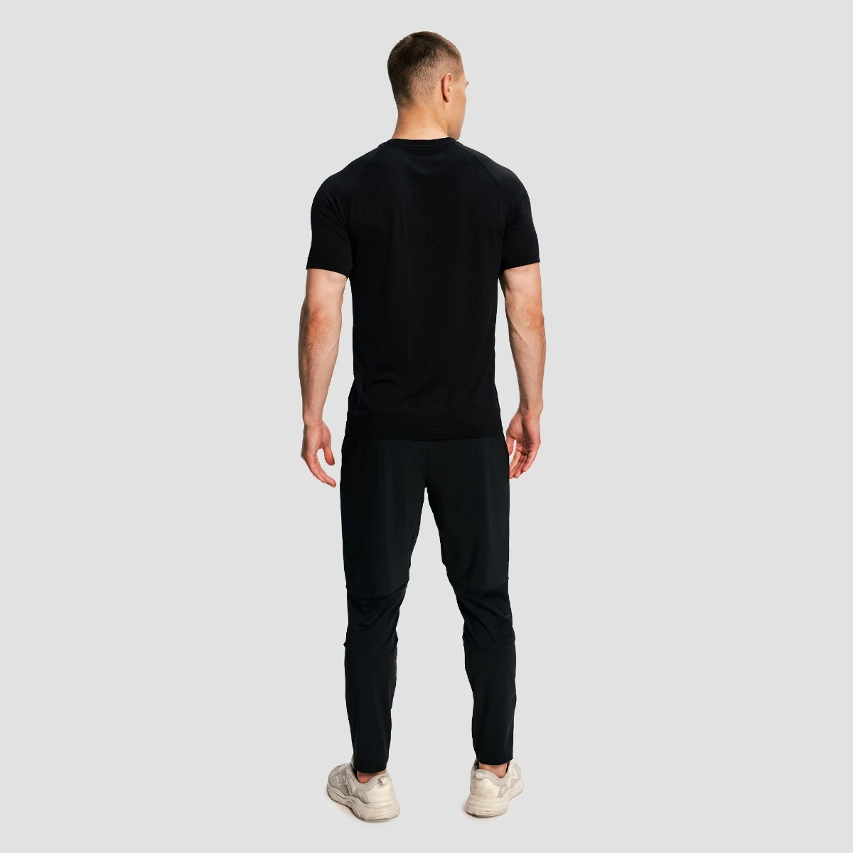 GymBeam Tricou de alergare pentru bărbați Pulse X Black · záber 5