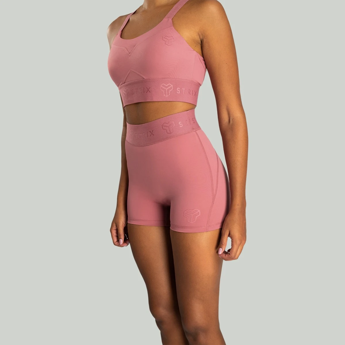STRIX Pantaloni scurți pentru femei Nebula indian red · záber 2