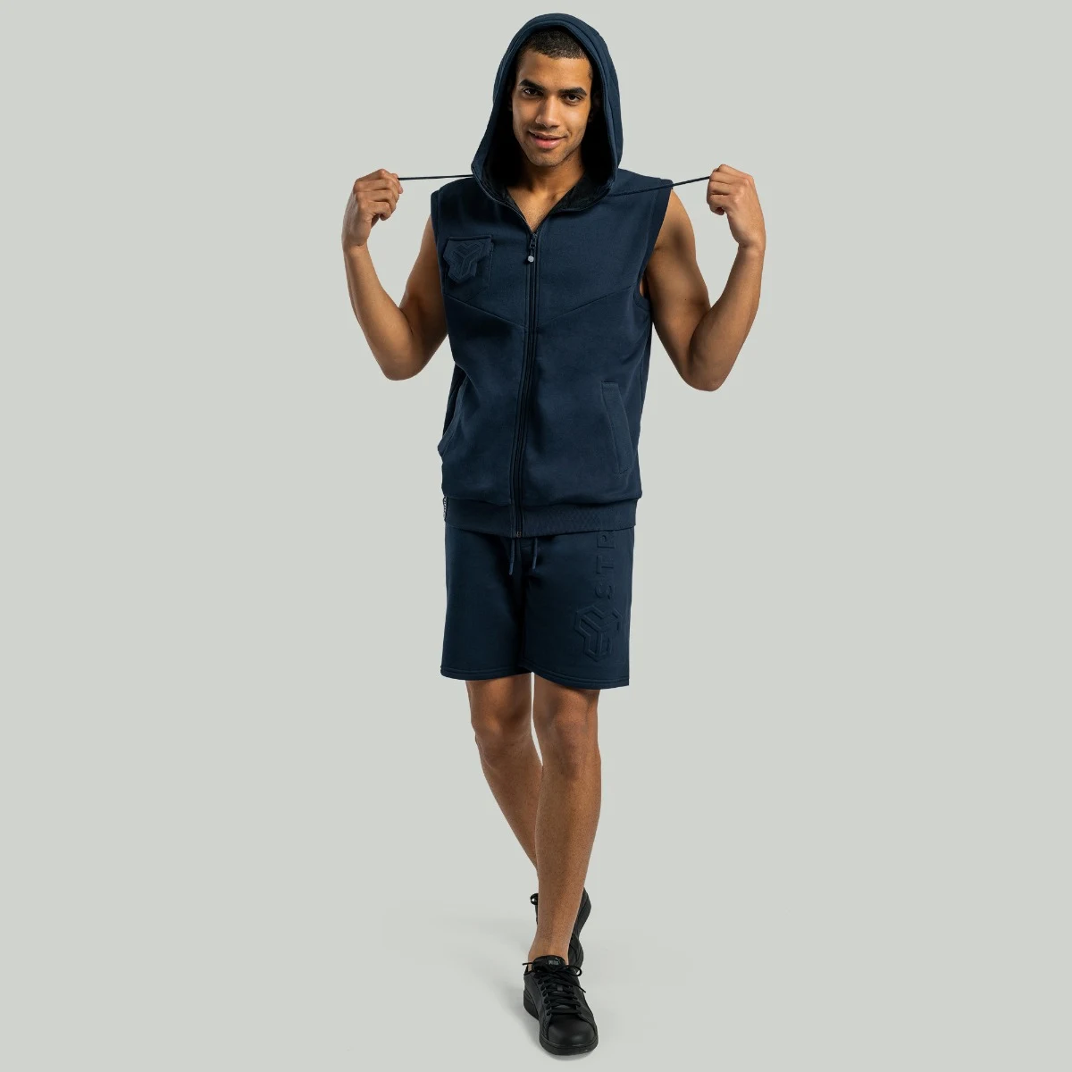 STRIX Pantaloni scurți Embossed Midnight Blue · záber 5