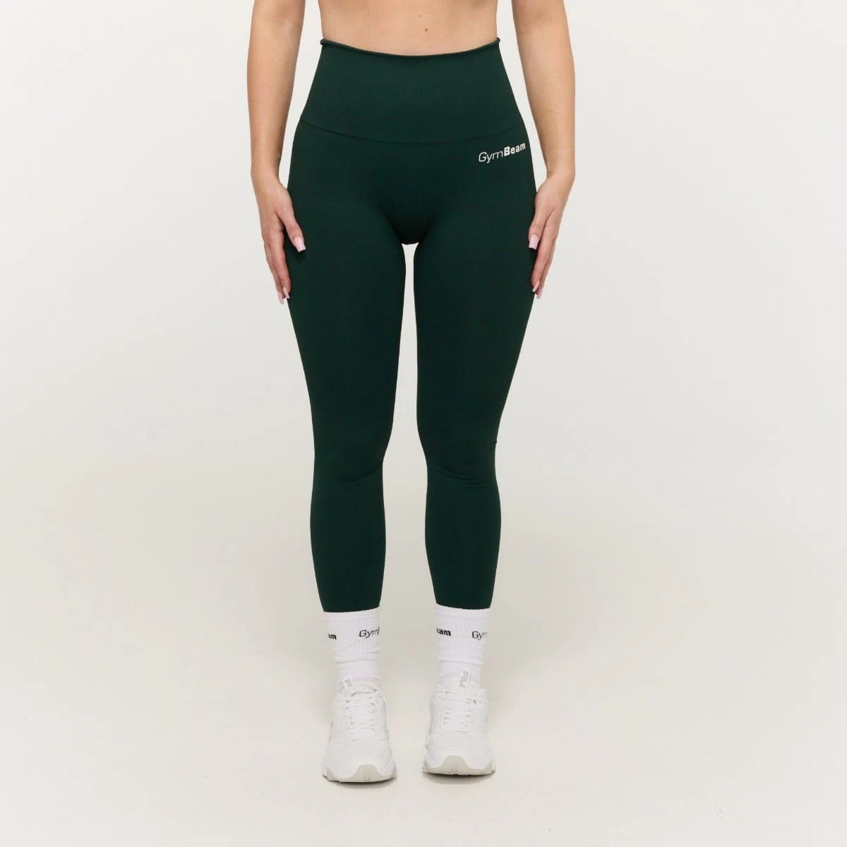 GymBeam Colanți pentru femei GymBabe Forest · záber 1