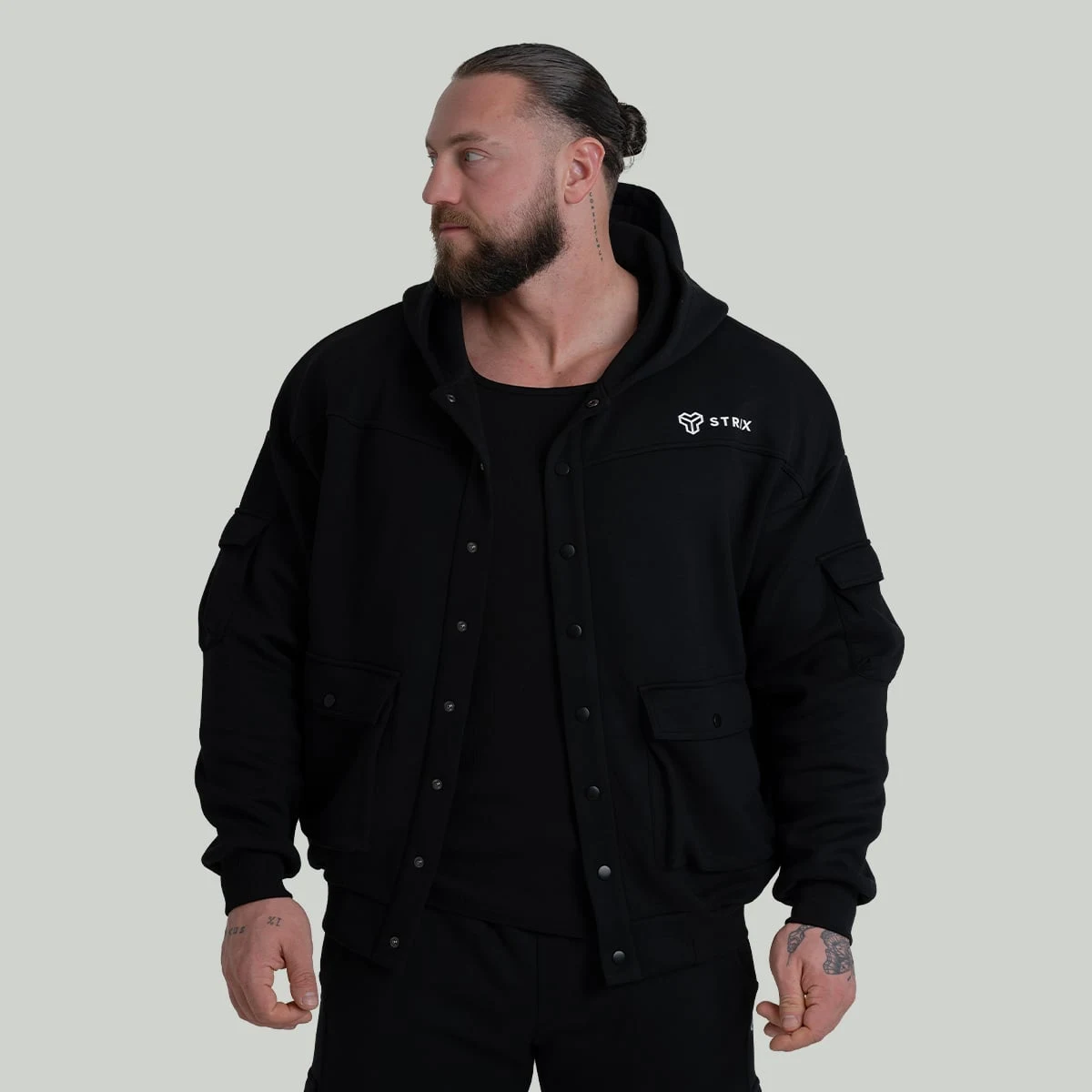 STRIX Geacă Relaxed ZOA Black · záber 1