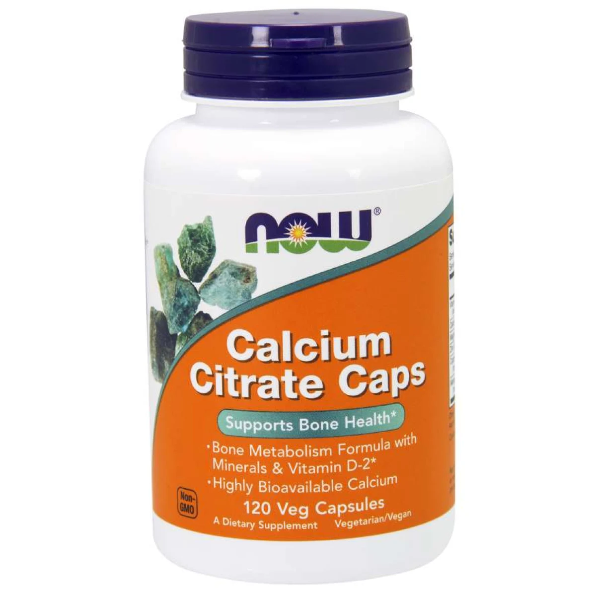 NOW Foods Citrat de calciu 120 caps · záber 1