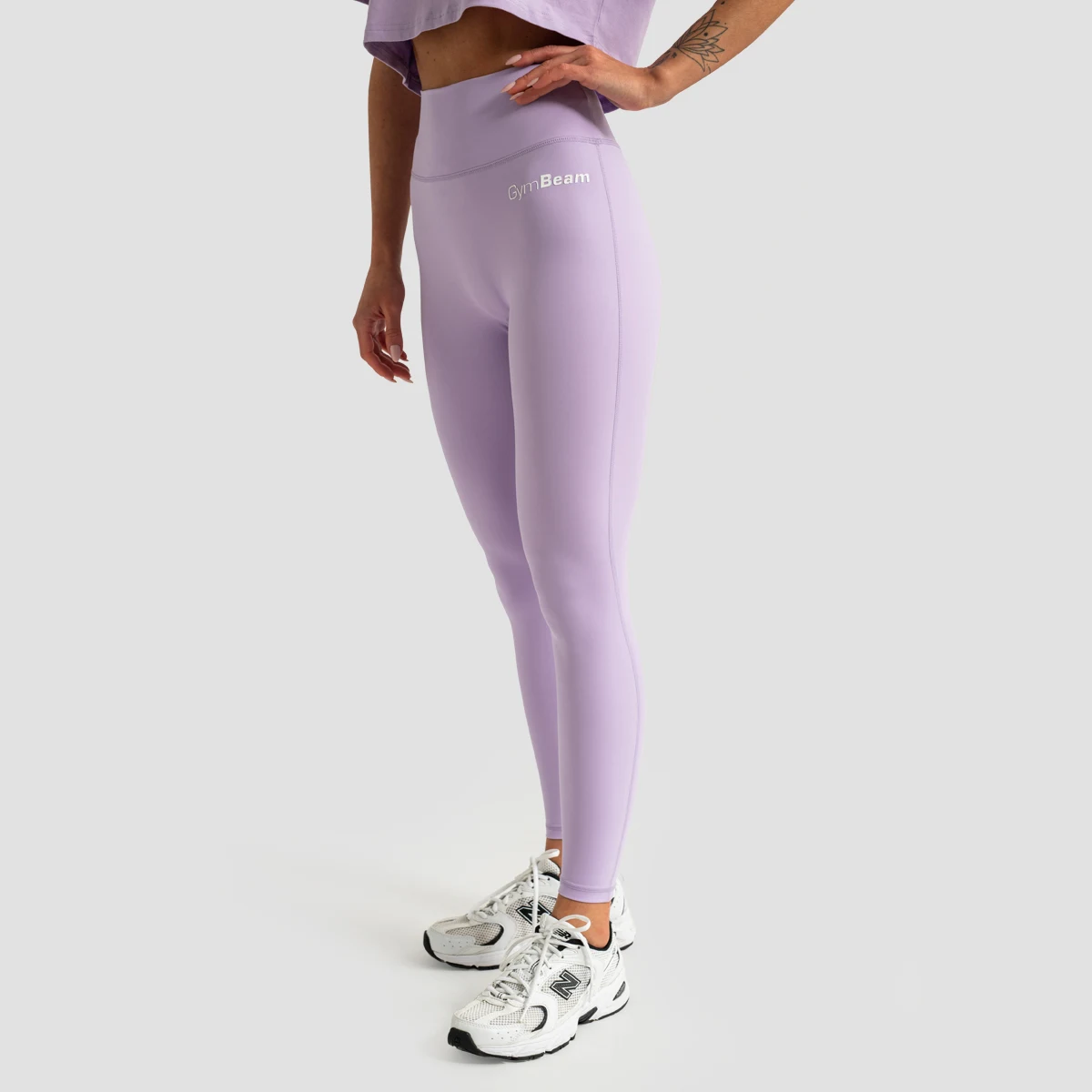 GymBeam Colanți pentru femei High-waist Limitless Lavender · záber 3