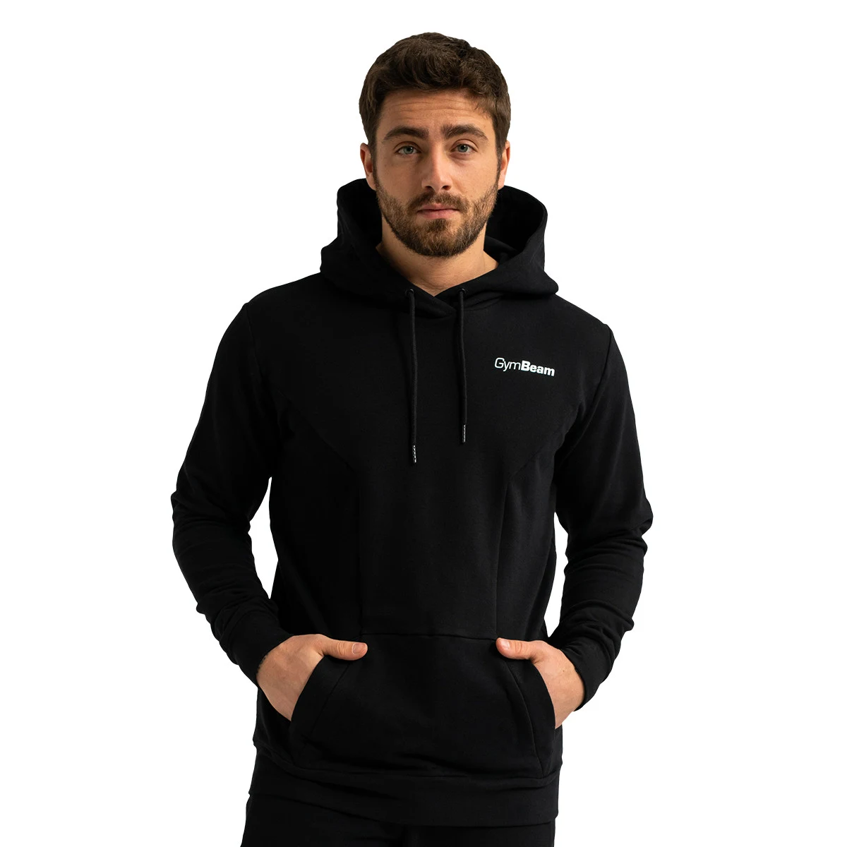 GymBeam Hanorac Limitless Hoodie Black - Mărime: XXL | Culoare: čierna | Grupă de vârstă: Adulți | Greutate: 0,81 g | Pachet: 26 · záber 6
