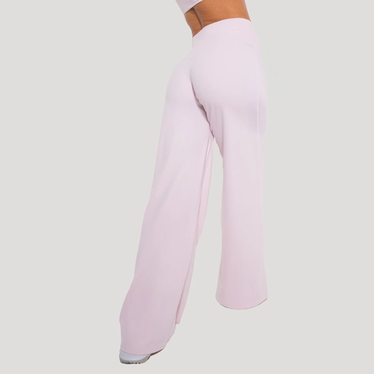 GymBeam Pantaloni sport pentru femei Straight Flow Blush · záber 2