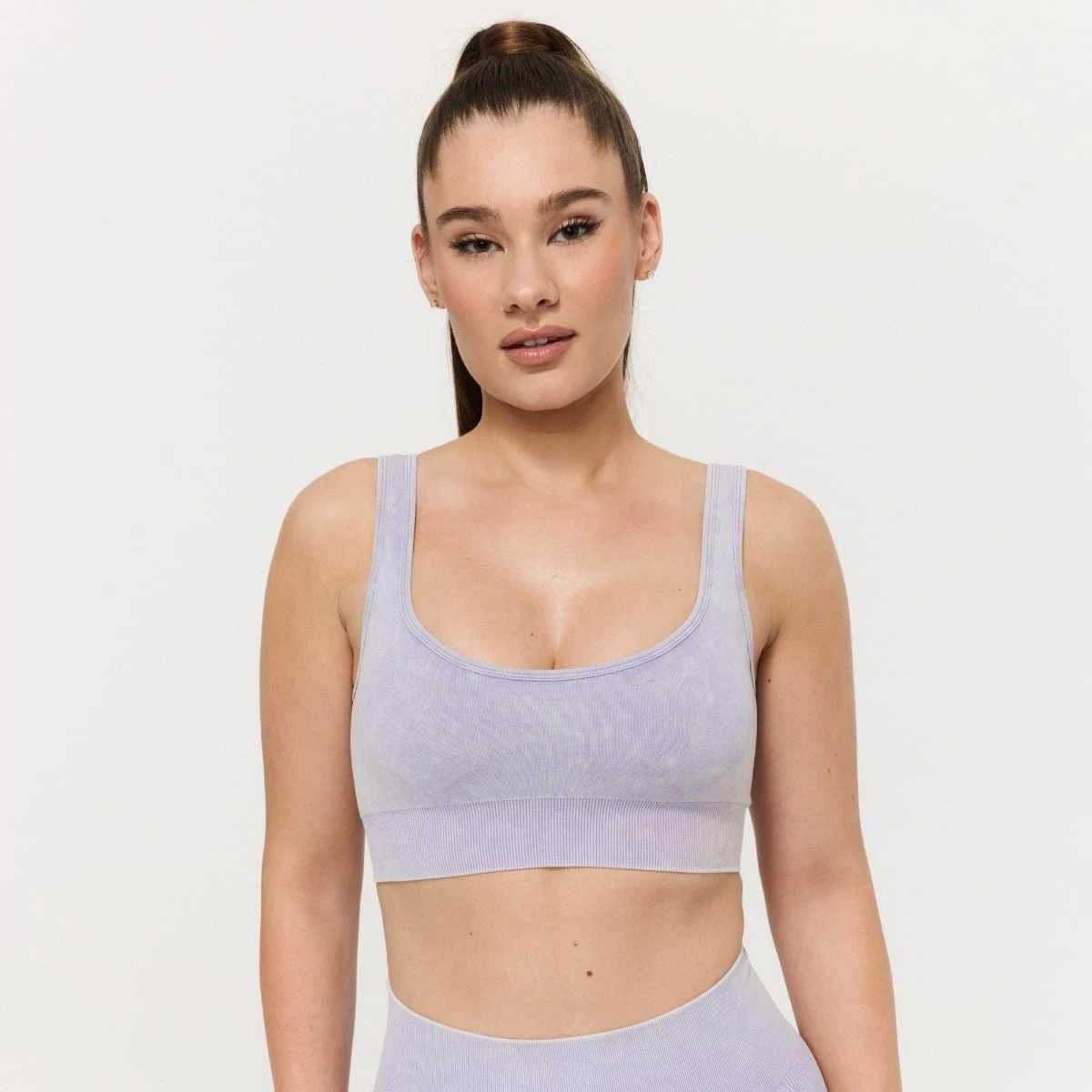 GymBeam Sutien sport Lift Seamless Violet · záber 1