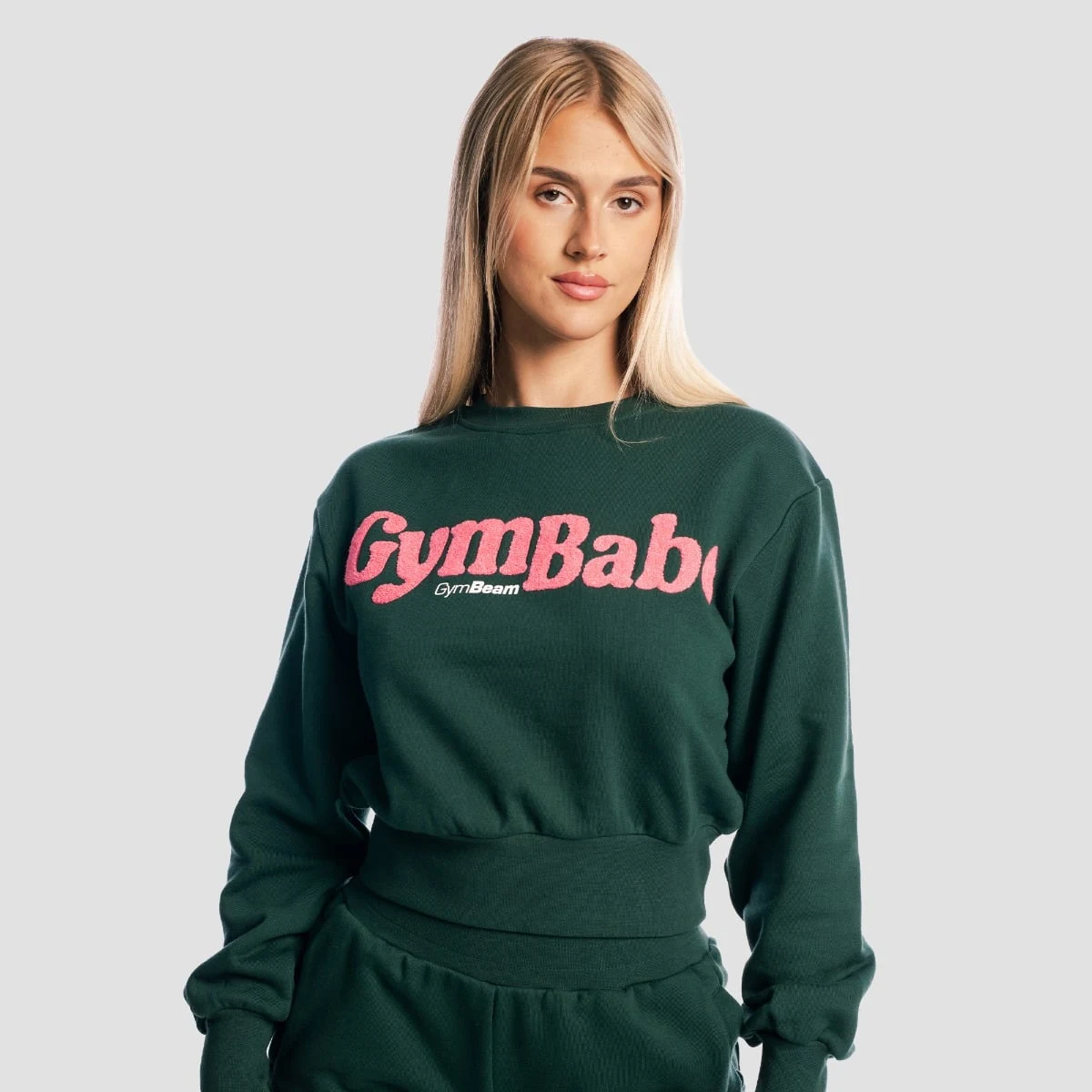 GymBeam Hanorac pentru femei GymBabe Forest · záber 2
