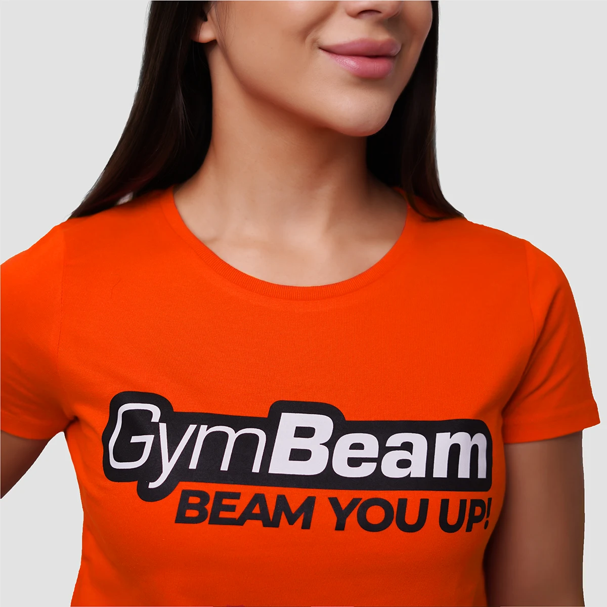 GymBeam Tricou pentru femei Beam Orange · záber 2