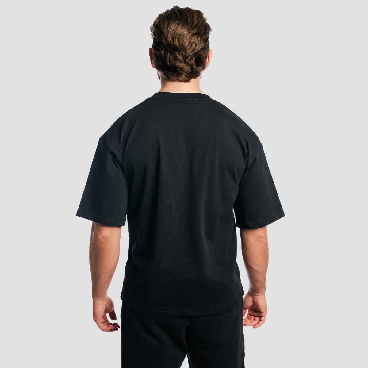 GymBeam Tricou Boxy Athletic Society Black - GymBeam · záber 4