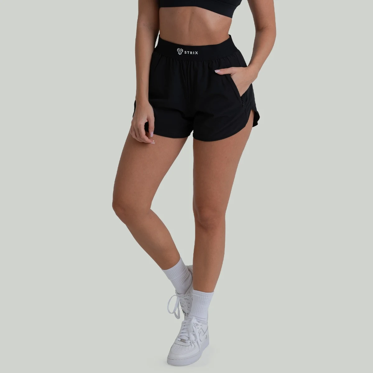 STRIX Pantaloni scurți pentru femei ZOA Black · záber 3