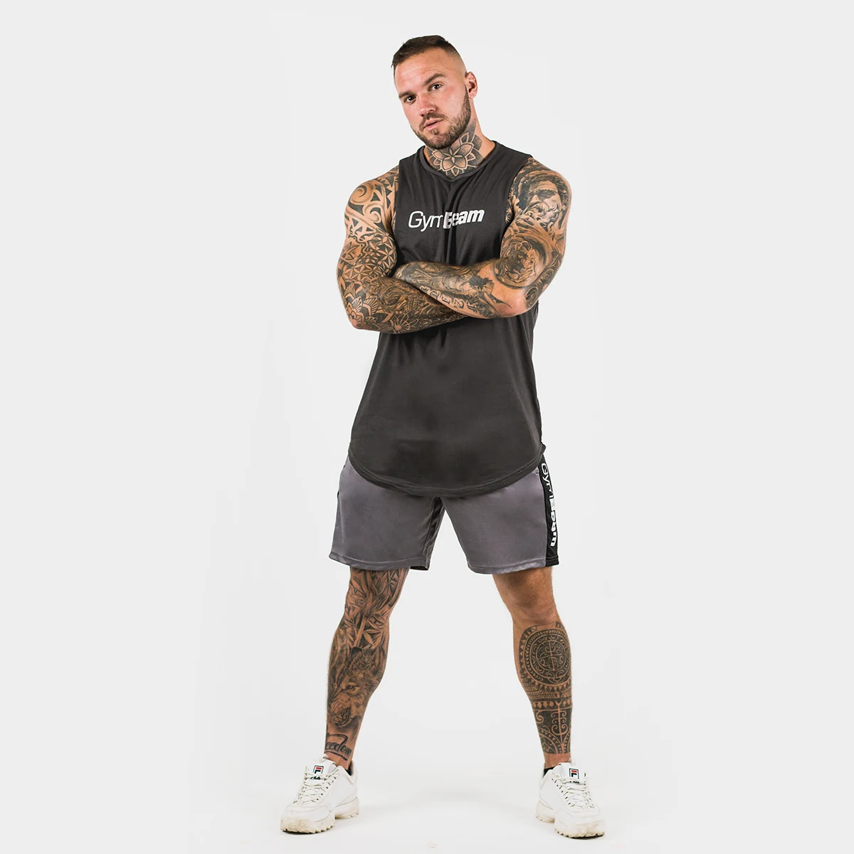 GymBeam Maiou Cut Off Grey · záber 3