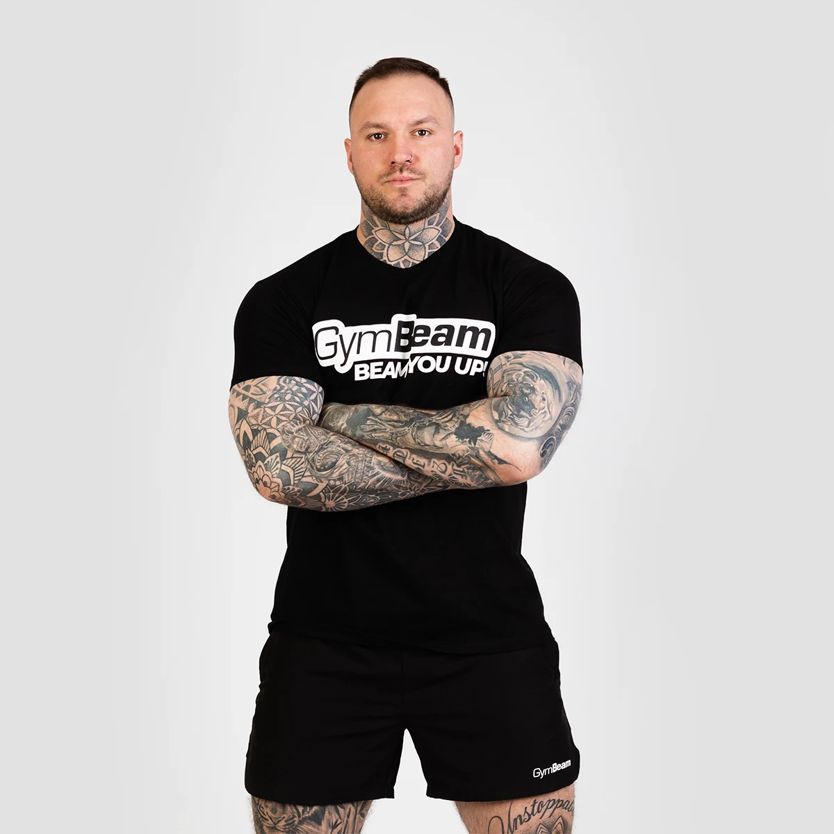 GymBeam Tricou Beam Black · záber 4