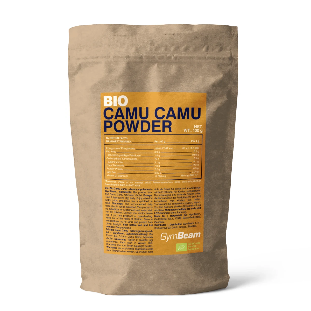 GymBeam Bio Camu Camu · záber 1