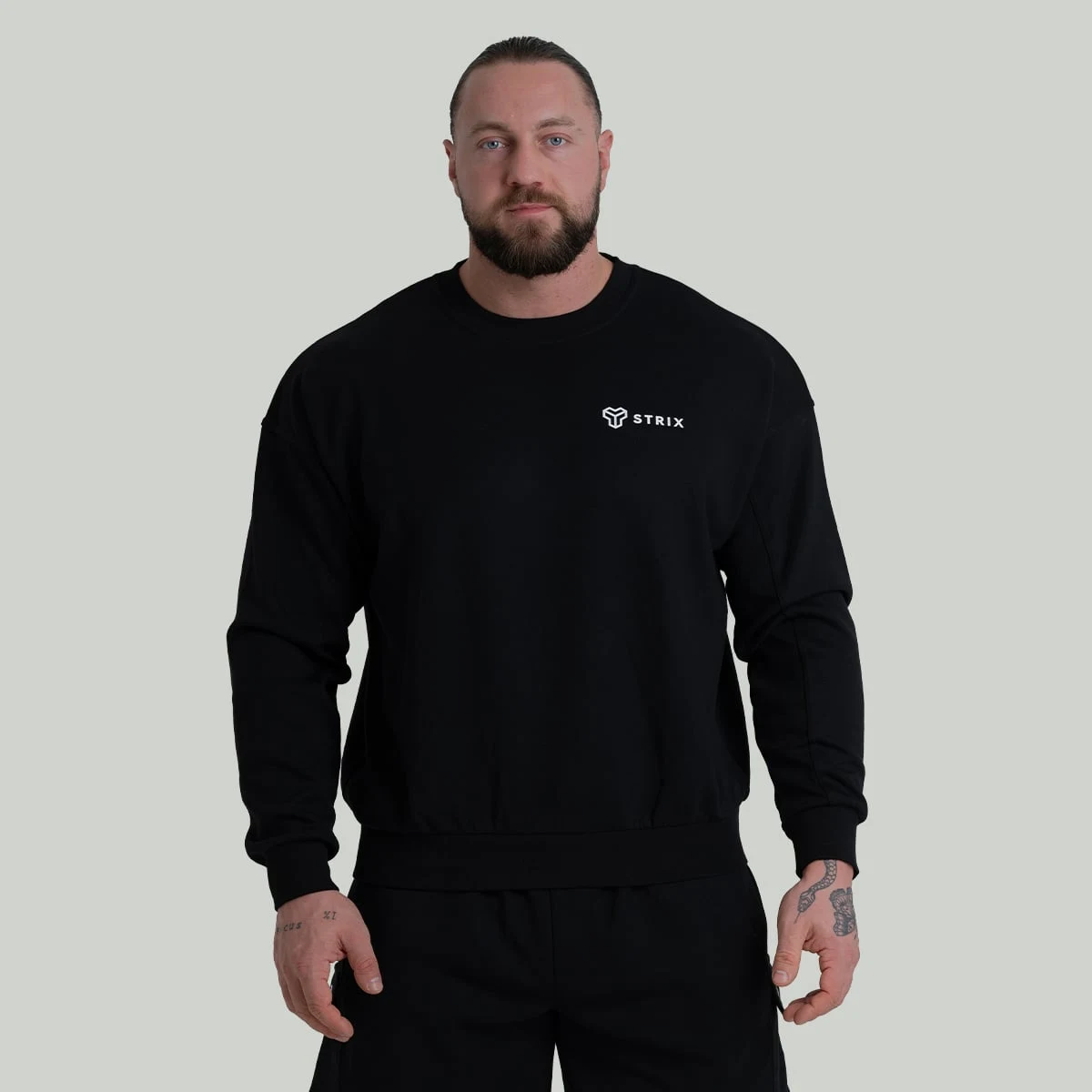 STRIX Hanorac Relaxed ZOA Black · záber 1
