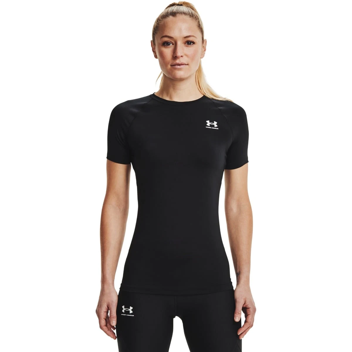 Under Armour Tricou pentru femei HG Authentics Comp SS Black · záber 1