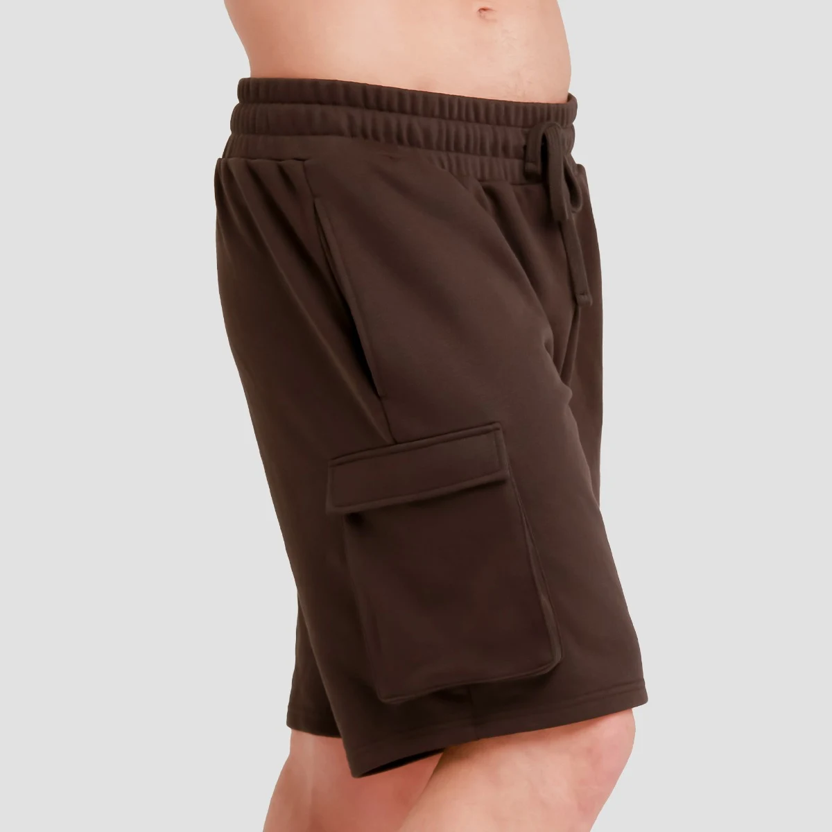 GymBeam Utility Shorts Brown · záber 3