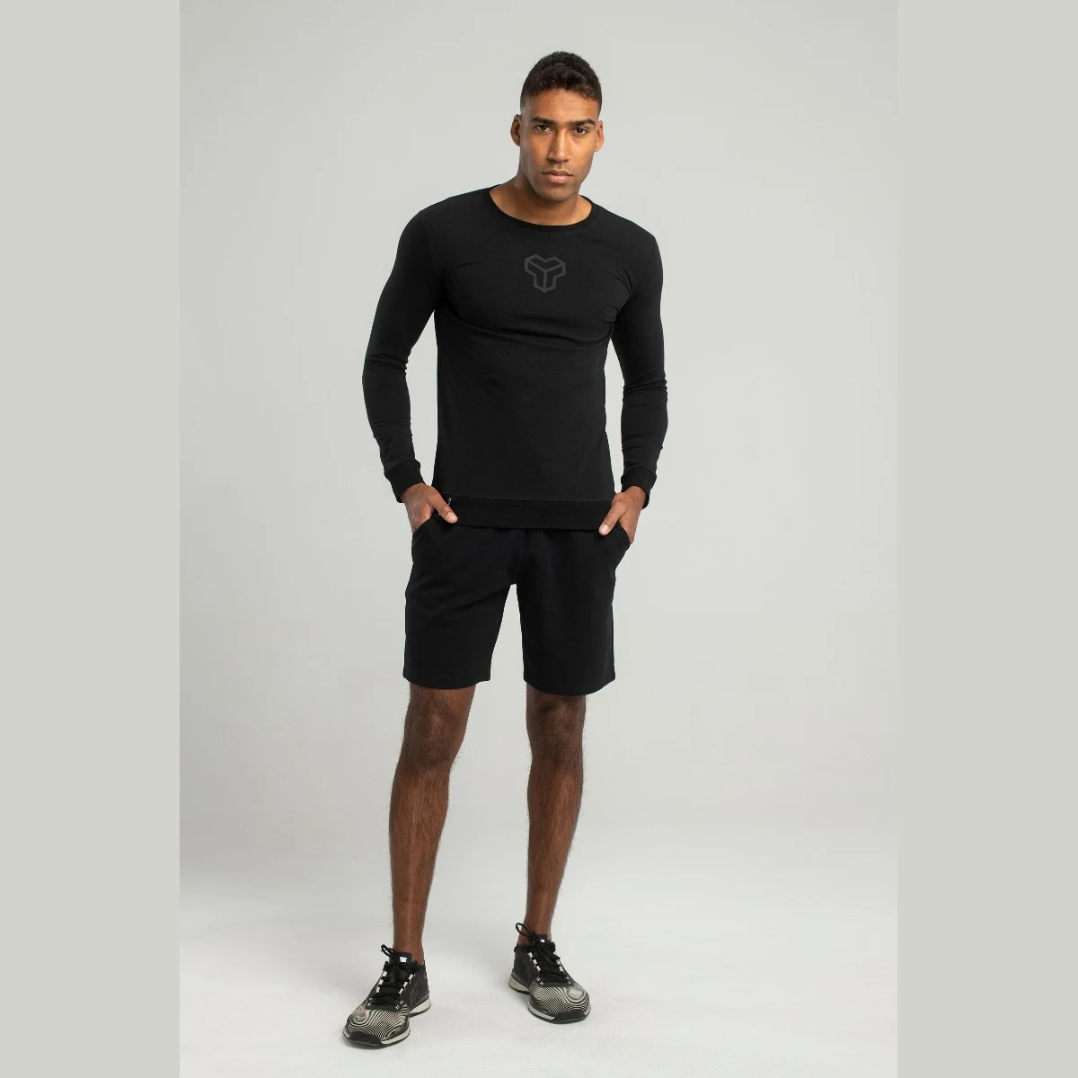 STRIX Bluză cu mânecă lungă Essential Black · záber 5