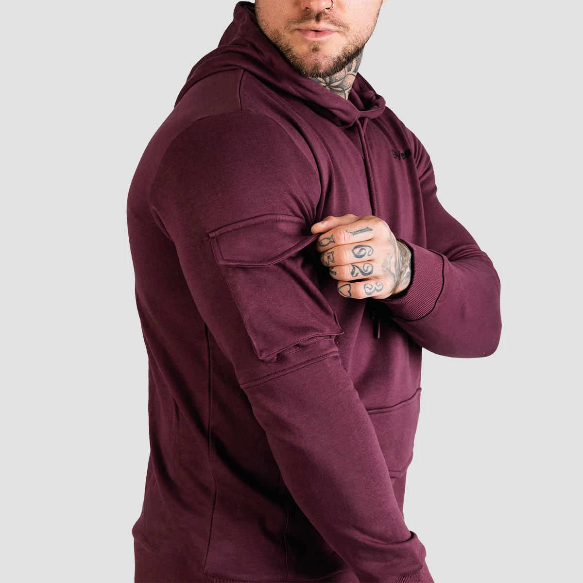 GymBeam Hanorac TRN Hoodie Eggplant · záber 4