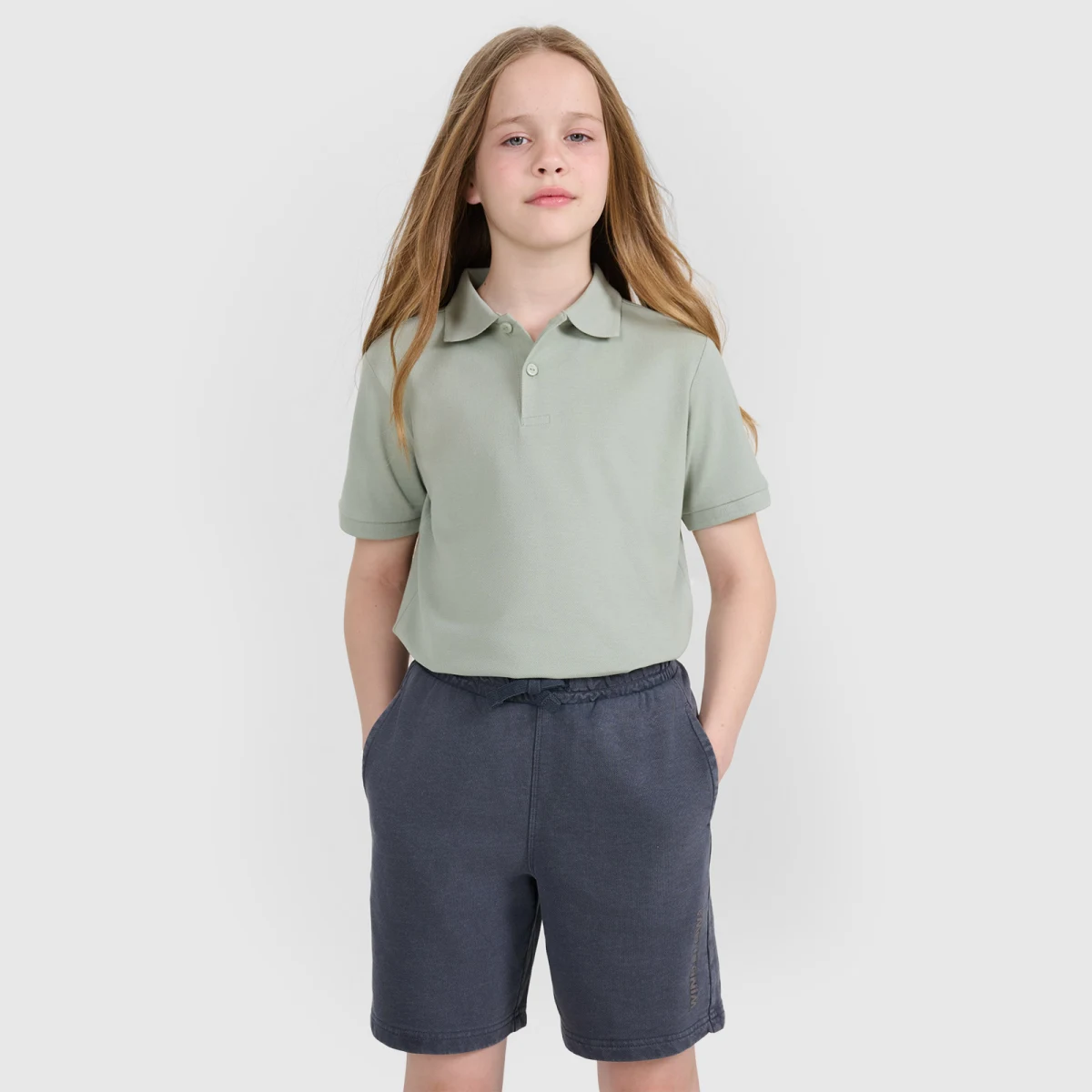 Detské polo tričko - zelené · záber 1