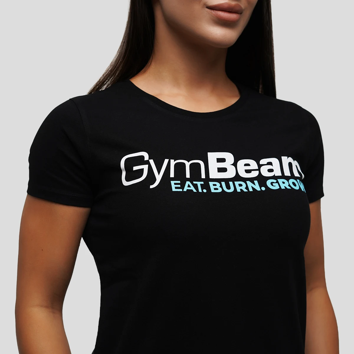 GymBeam Tricou pentru femei Grow Black · záber 4