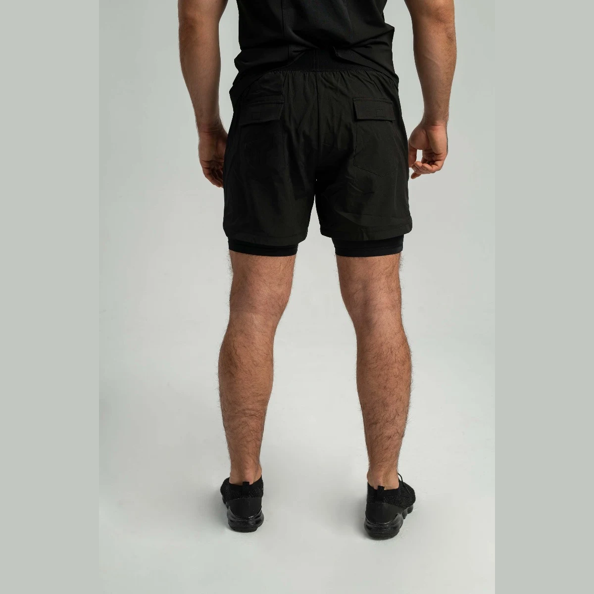 STRIX Pantaloni scurți 2in1 black · záber 3