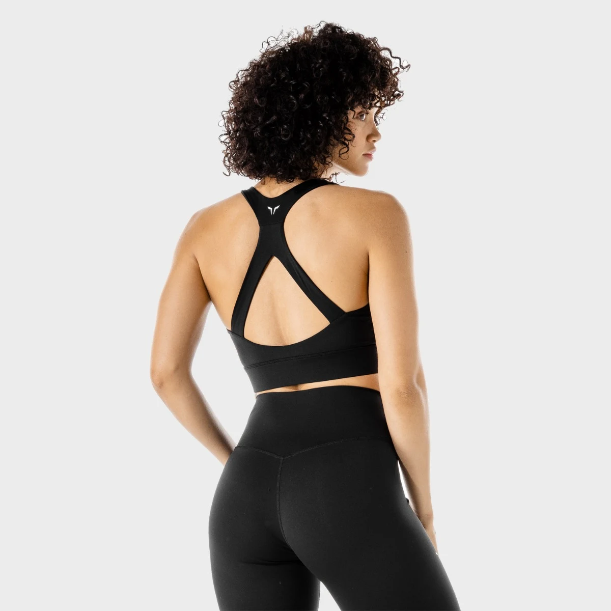 SQUATWOLF Sutien sport Zip Up Black · záber 3