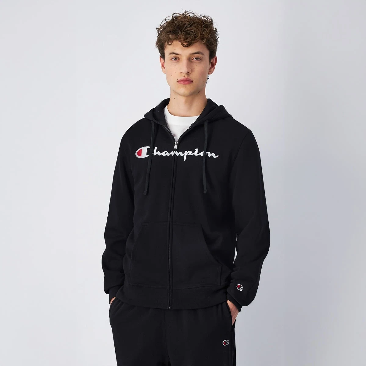 Champion Hanorac Full Zip Black · záber 1