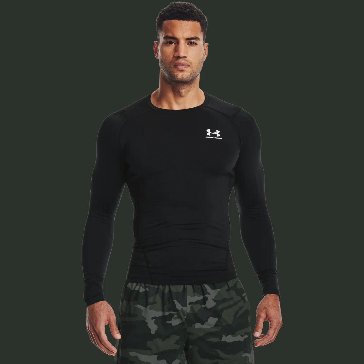 Under Armour Tricou de compresie HG Armour Comp LS Black · záber 1