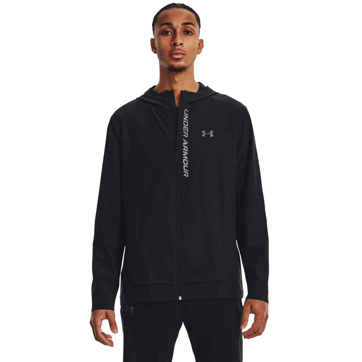 Under Armour Jachetă pentru bărbați Outrun The Storm Jacket Black · záber 1